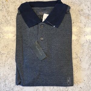 Navy Blue NWT Van‎ Heusen Long sleeve polo shirt